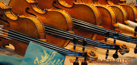 Мастеровые  скрипки альты и смычки Лаубах сделано в Германии