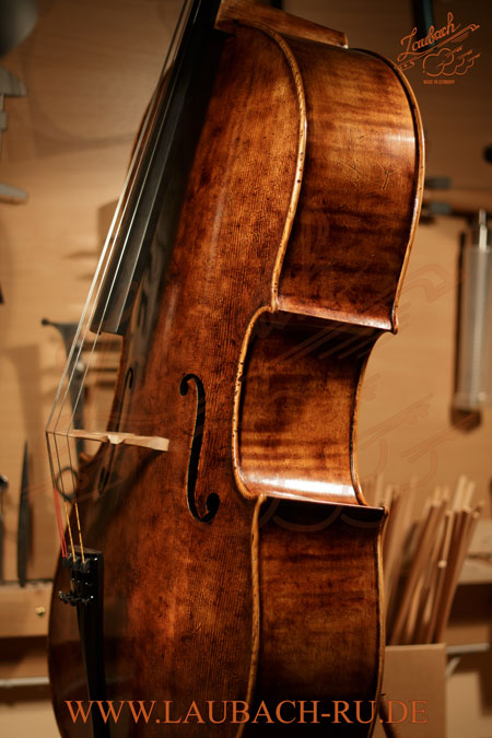 Мастеровая виолончель, копия модели Доменико Монтаньяна  из мастерской Лаубах