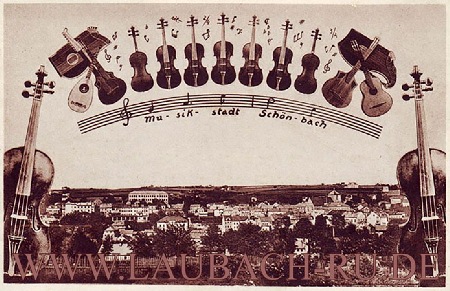 Немецкий скрипичный мастеровой город Шонбах - немецкая Кремона.